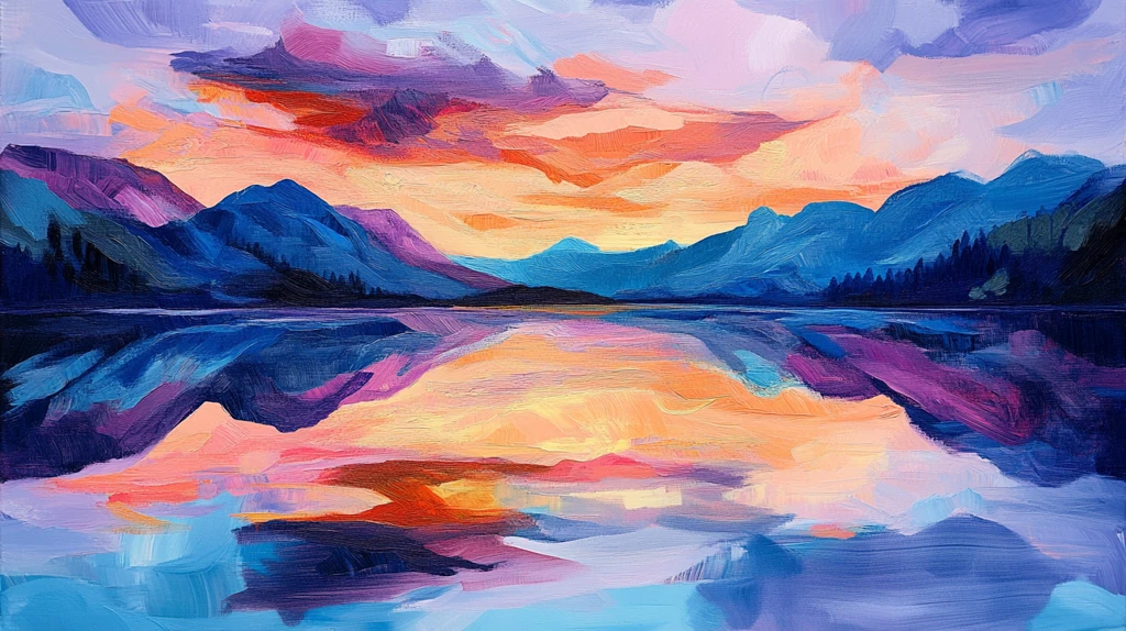 幻彩艺术山水风景