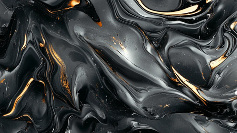 金色动感线条流体熔浆