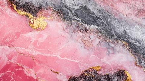 唯美玫瑰红大理石