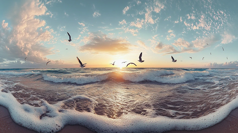 海洋风光全景图