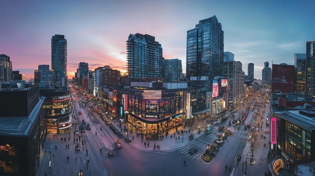 街灯初上夜未央