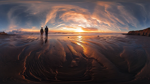 北岐滩涂高清全景