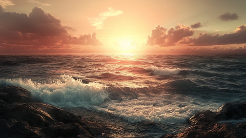 波澜壮阔的海洋