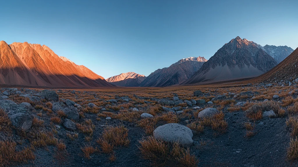 巍巍昆仑全景图