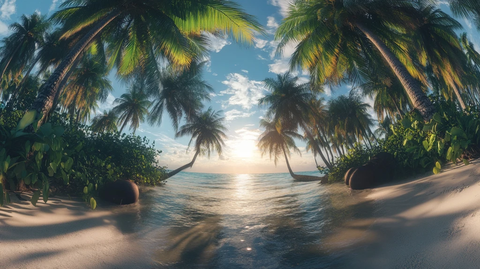 对棕榈树的天堂