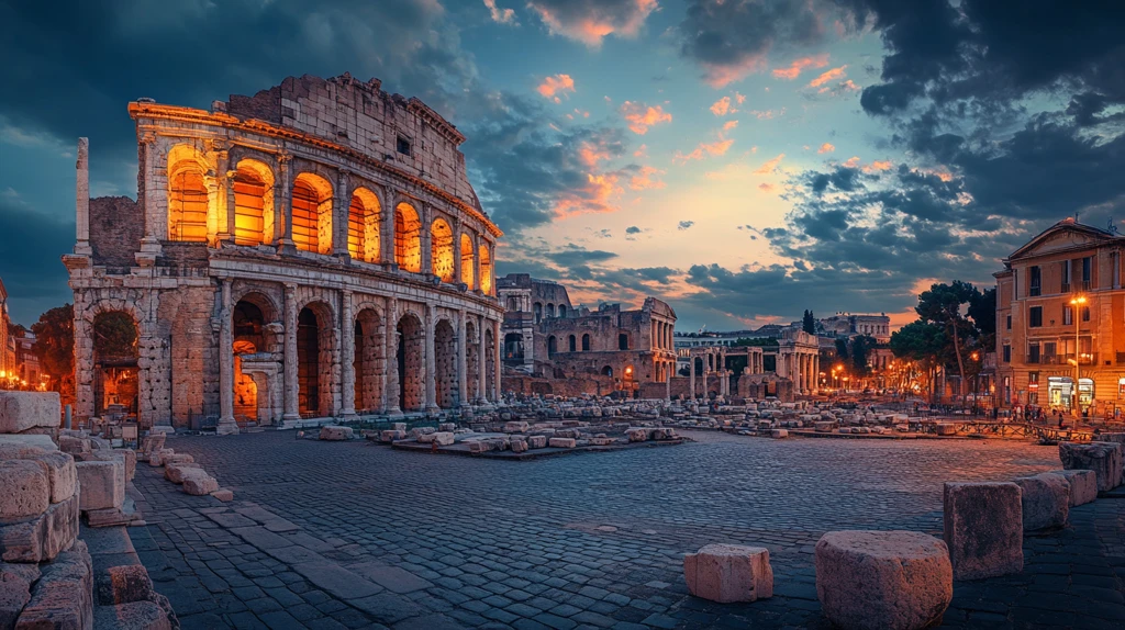 古罗马建筑风光