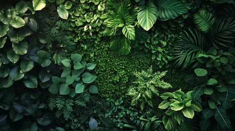 高清植物背景墙