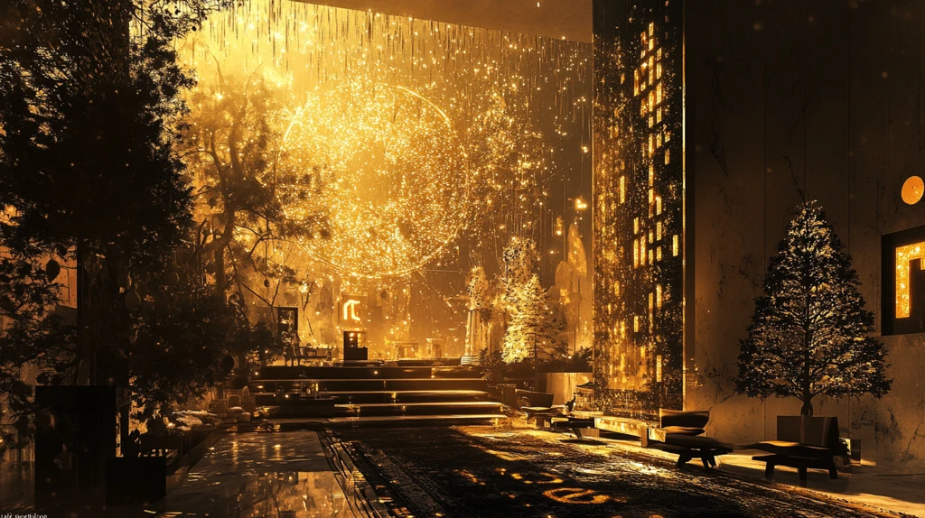 圣诞树装置效果图