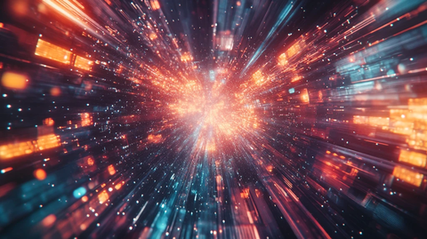 红蓝科技无限背景