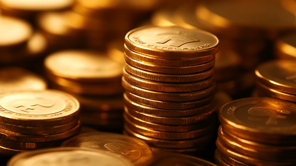 金色钱币金钱多多