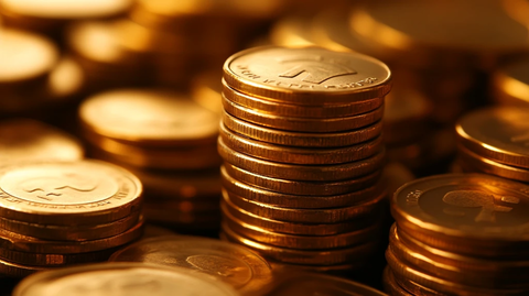 金色钱币金钱多多