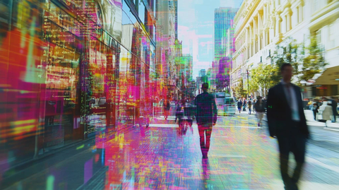 快节奏都市生活