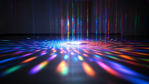 色彩斑斓梦幻灯光