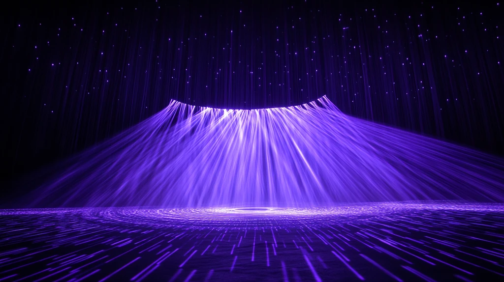 线体梦幻舞台紫色动感