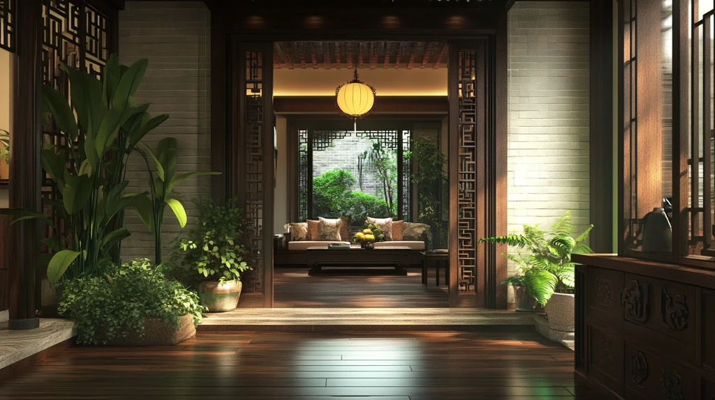 泰式迎宾区效果图