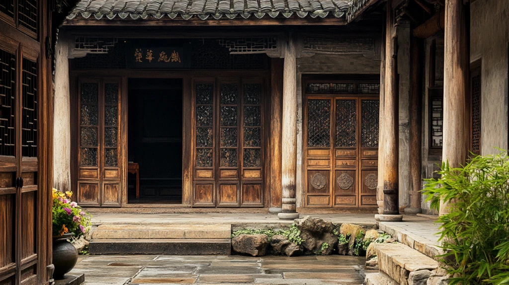 古镇民宿酒店大门