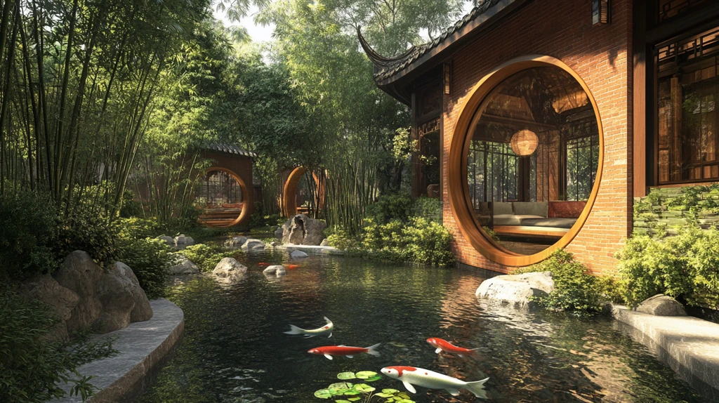 新中式意境竹林