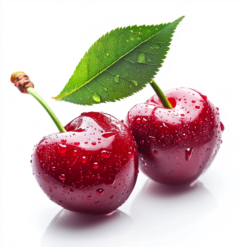 新鲜红樱桃