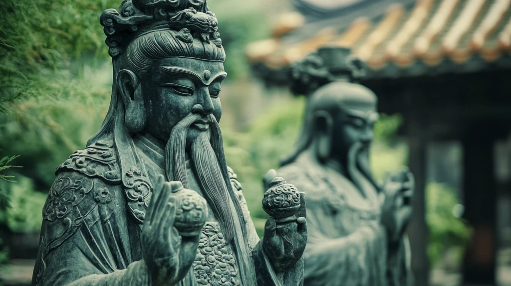 道教修行者雕像