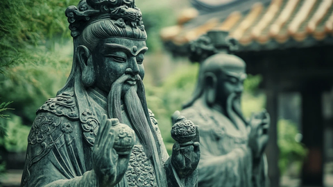 道教修行者雕像