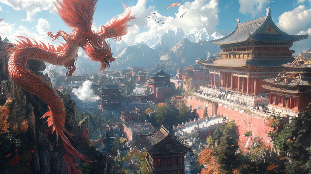 帝王宫苑龙凤呈祥