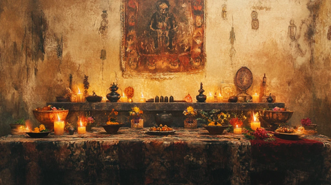 印度鎏金耆那教祭坛