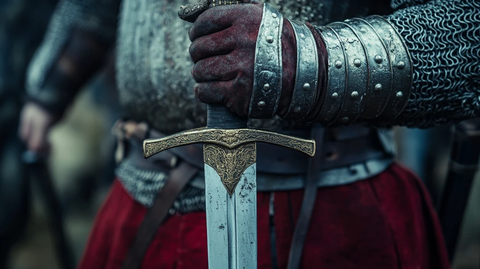 拿剑的男人盔甲