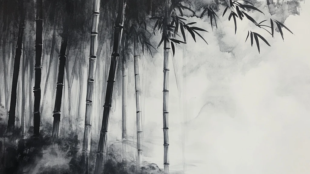 竹林水墨