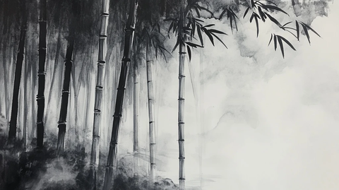 竹林水墨
