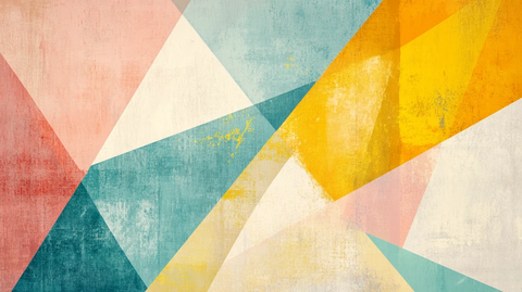 抽象几何壁画壁纸