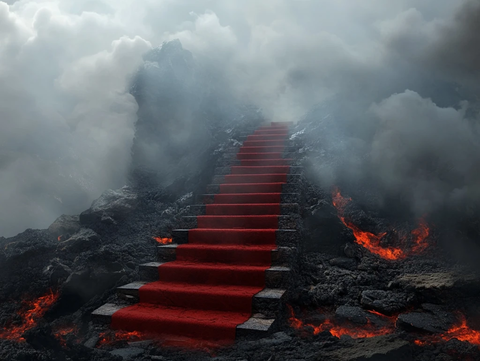 火焰中的台阶