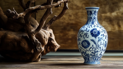 青花摆件