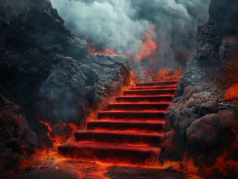 火焰中的台阶