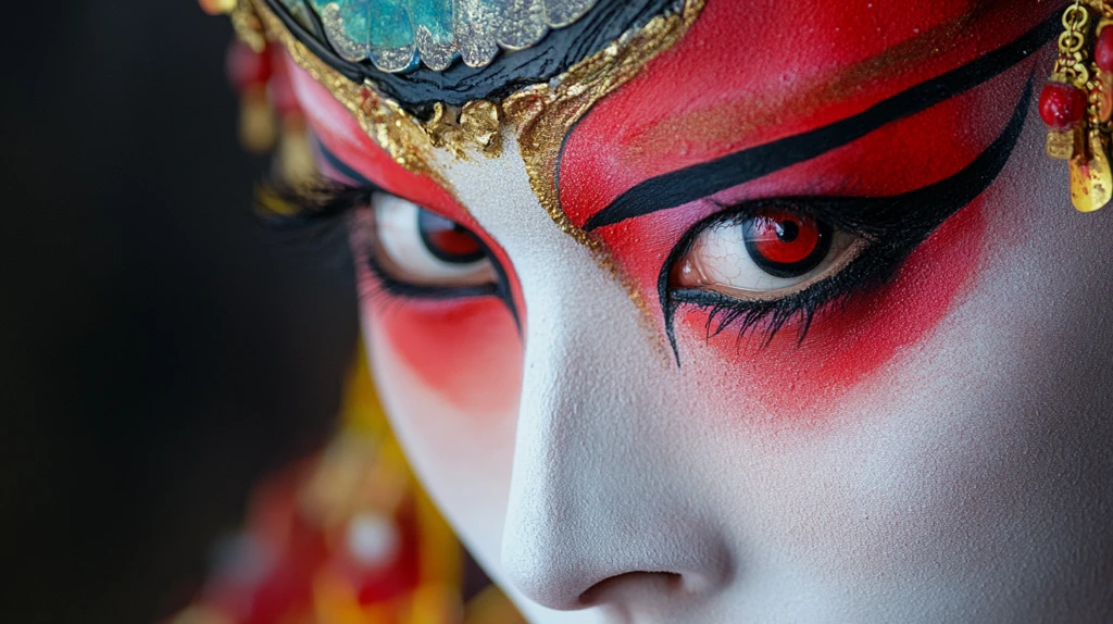 戏曲艺术面部脸