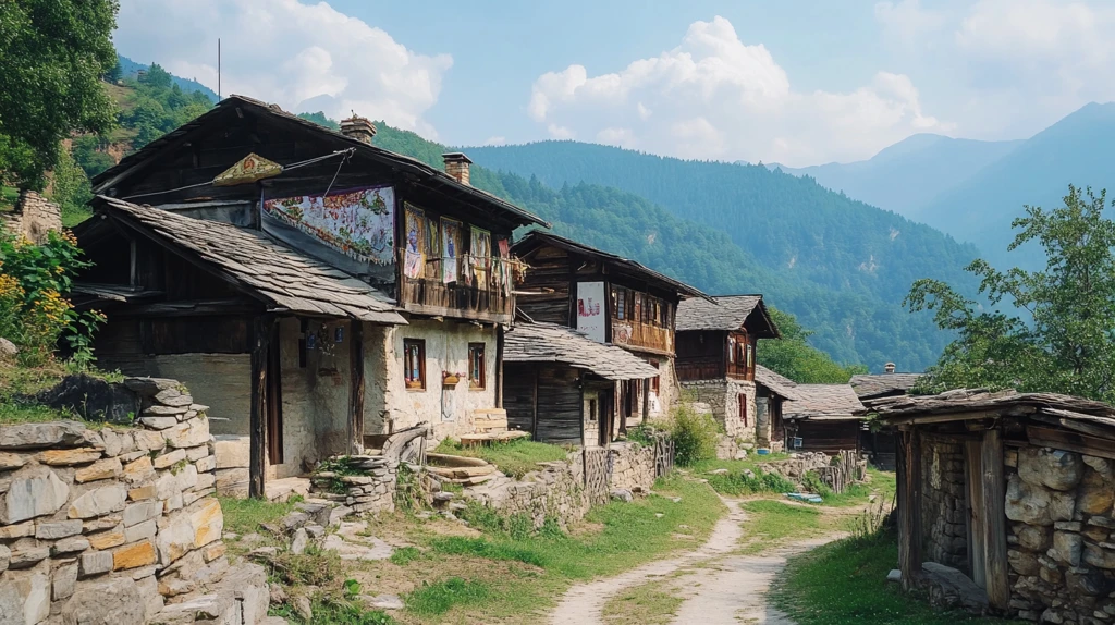 高清宽幅村寨图片