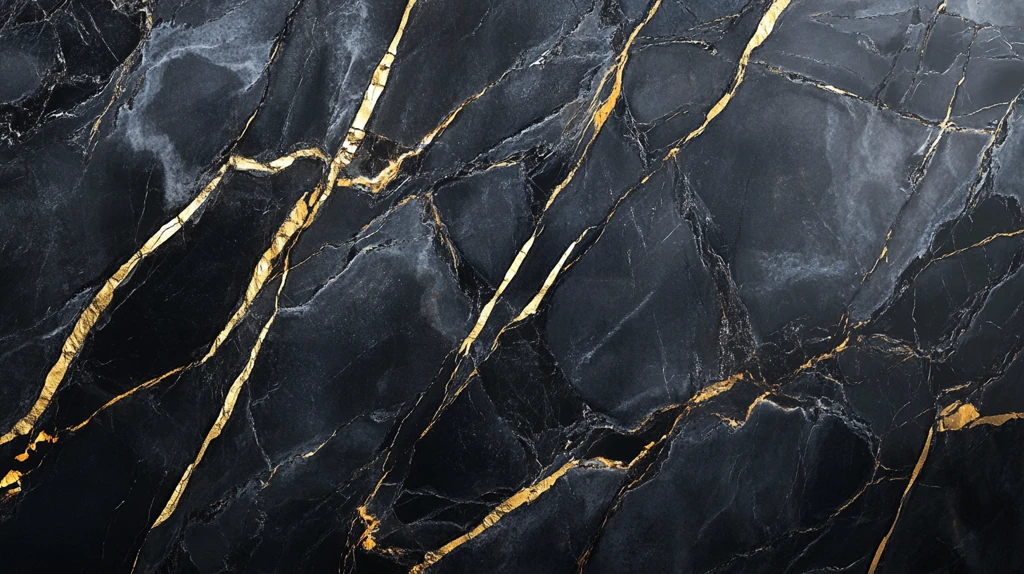 蓝底金线大理石