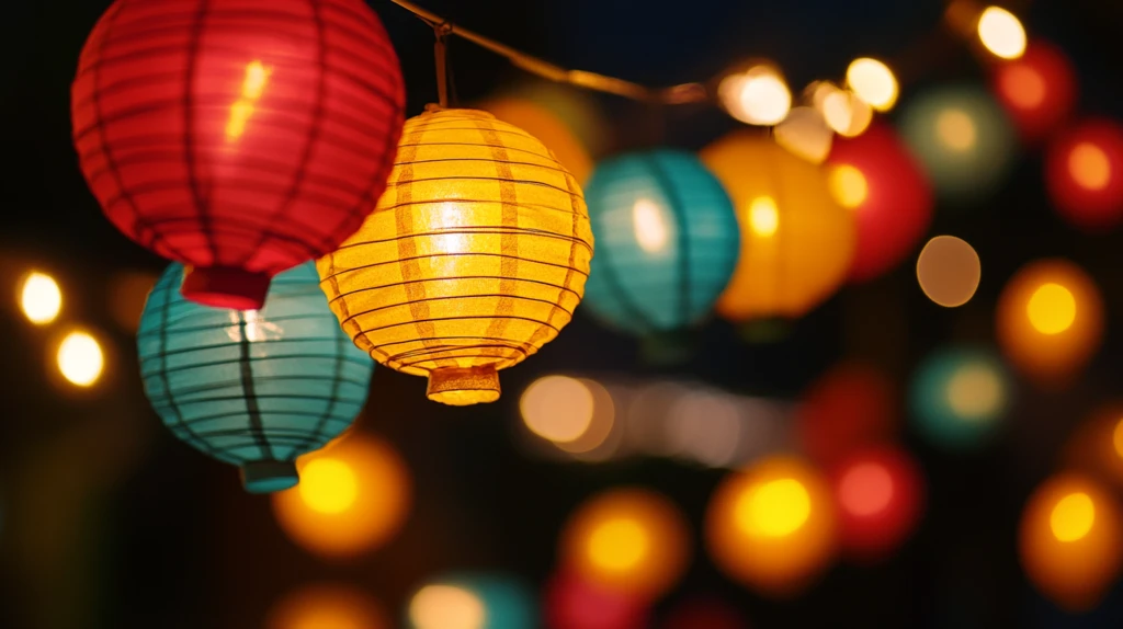 高清唯美节日灯笼