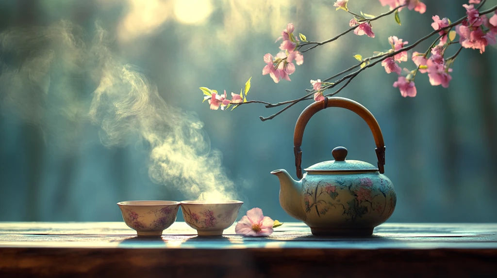 晨光中的茶文化