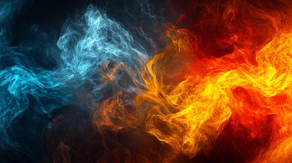 多色烟雾艳丽图案背景