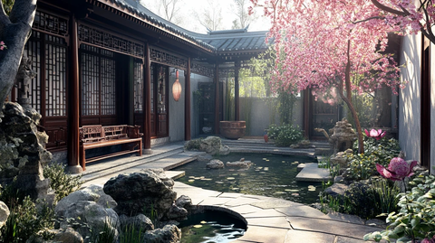 中式风格庭院