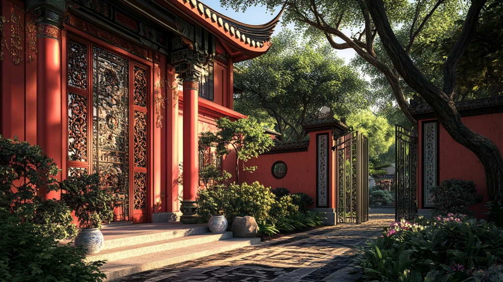 中式古典门庭