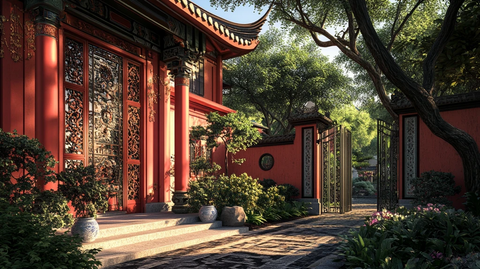 中式古典门庭