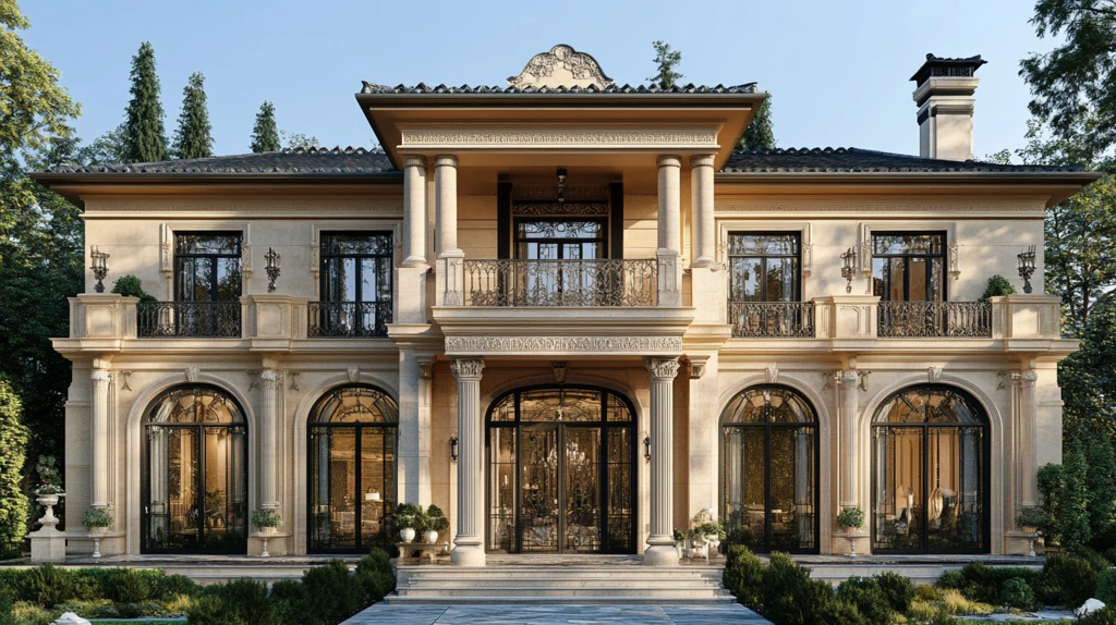 别墅装修外立面效果图