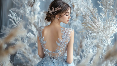 梦幻唯美蓝色系少女