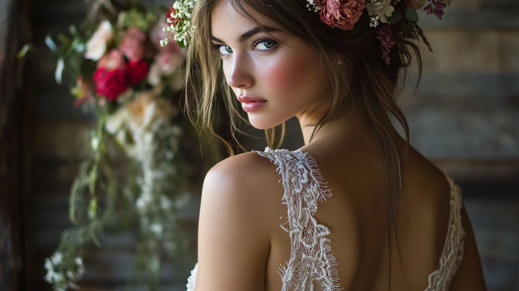 弄美丽绽放美女模特