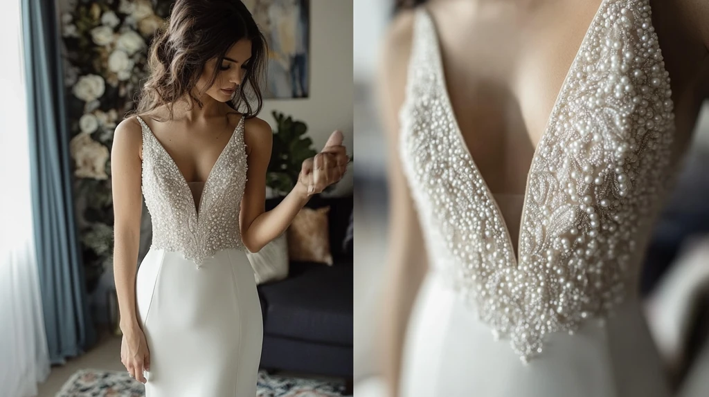 珠饰婚纱