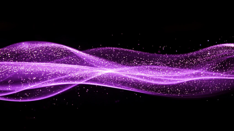 飘逸活力紫色梦幻