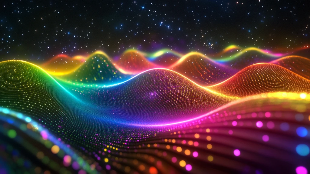 科技风炫彩背景