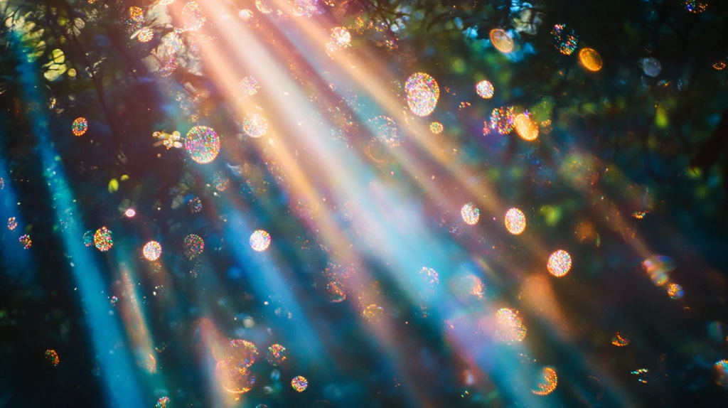 绚丽光晕光斑唯美背景