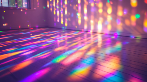 色彩斑斓梦幻灯光